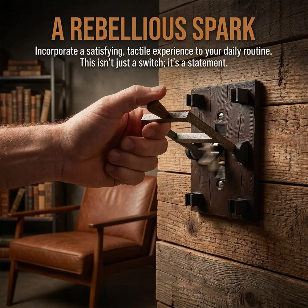 Durable Plastic Light Switch Cover Vintage Style Flip Style Flip Handle Switch Cover Easy Installation High Quality
Durable Plastic Light Switch Cover Vintage Style Flip Style Flip Handle Switch Cover Easy Installation High Quality