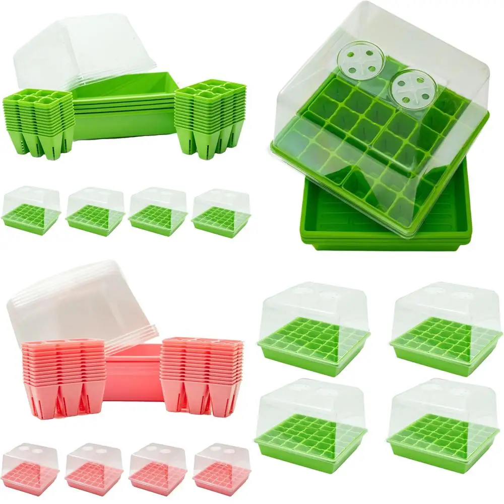 Green Reusable Seed Starter Kit with 1010 Tray, Inserts, and Humidity Dome Bundle
Green Reusable Seed Starter Kit with 1010 Tray, Inserts, and Humidity Dome Bundle