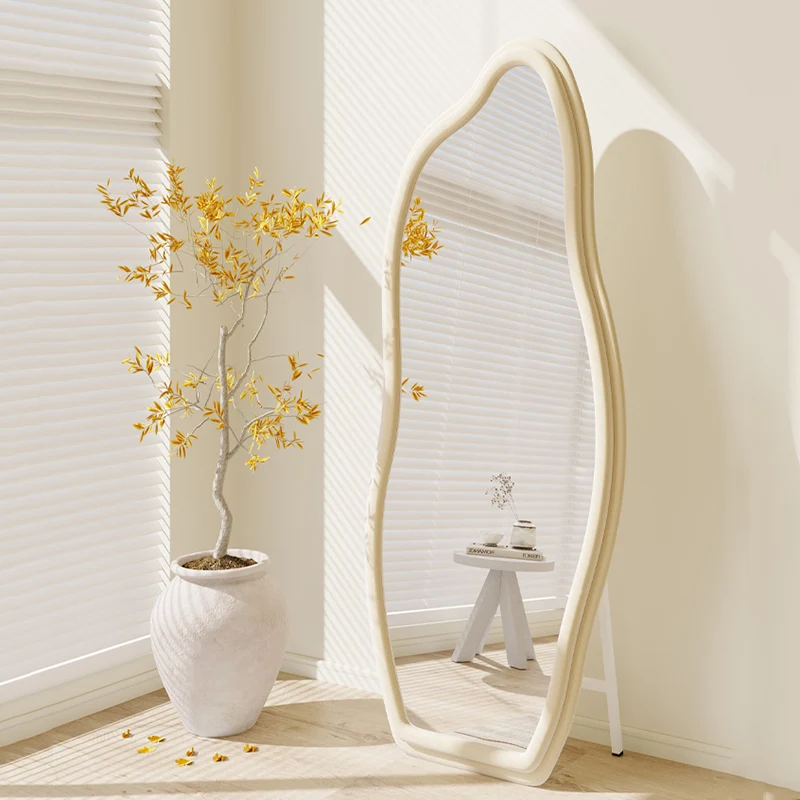 Wavy Girls Mirror Decoration Cloud Floor Irregular Mirror Asymmetrical Standing Full Body Aesthetic Espelhos Home Decorations
Wavy Girls Mirror Decoration Cloud Floor Irregular Mirror Asymmetrical Standing Full Body Aesthetic Espelhos Home Decorations