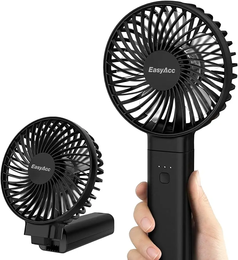 Personal Fans Portable Rechargeable, Washable Guard + Powerful + 180°Foldable + Professional ODM Fan + Durable, 4 Speeds Portable Cooling Fan for Travel Outdoor Office
Personal Fans Portable Rechargeable, Washable Guard + Powerful + 180°Foldable + Professional ODM Fan + Durable, 4 Speeds Portable Cooling Fan for Travel Outdoor Office