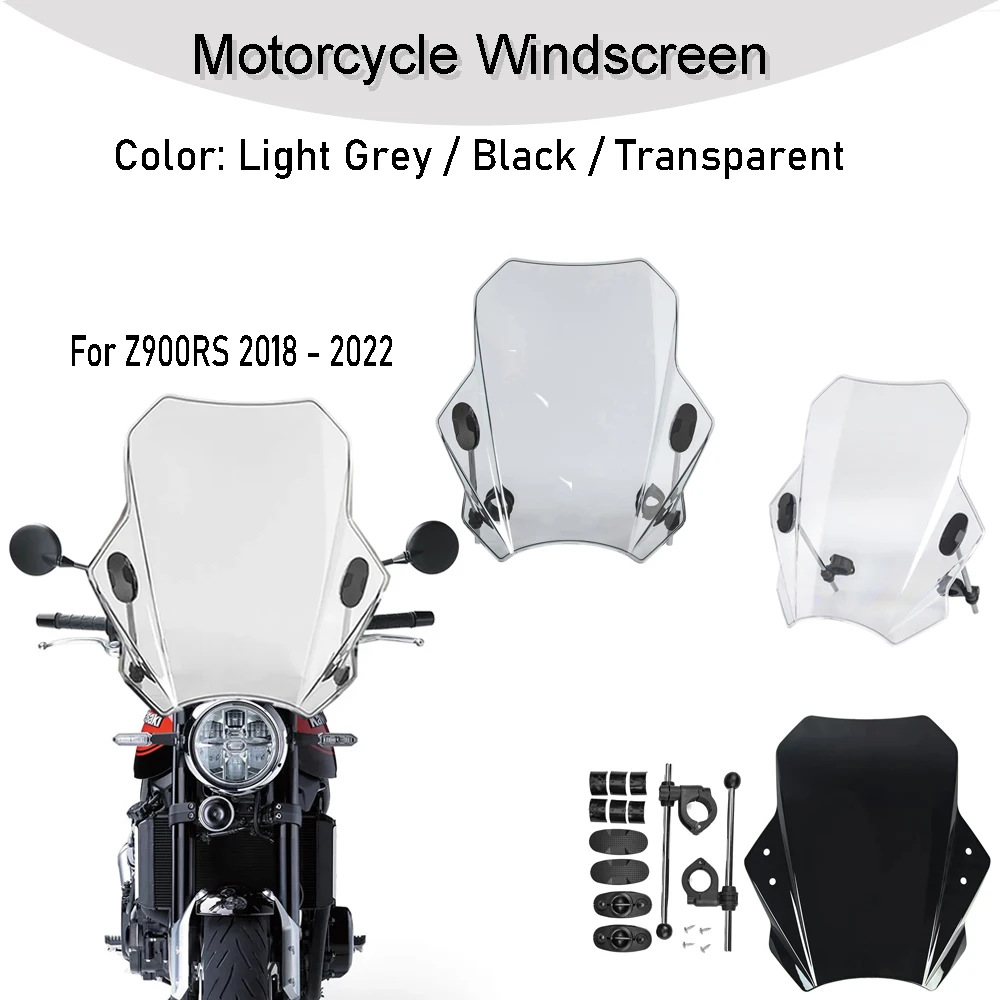 Motorcycle Front Windscreen Screen For Z900RS Z900 RS Z 900 RS 18 - 2022 Wind Shield Deflector
Motorcycle Front Windscreen Screen For Z900RS Z900 RS Z 900 RS 18 - 2022 Wind Shield Deflector