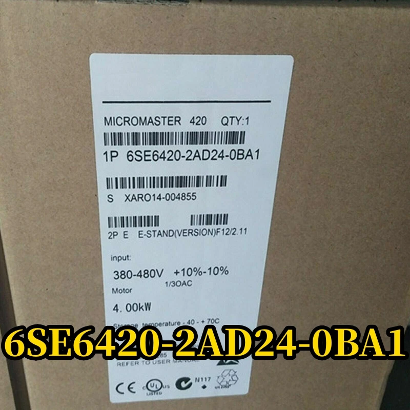 New with Class A filter 6SE6420-2AD24-0BA1 6SE6 420-2AD24-0BA1 6SE6 420-2AD24-0BA1 one year warranty fast delivery
New with Class A filter 6SE6420-2AD24-0BA1 6SE6 420-2AD24-0BA1 6SE6 420-2AD24-0BA1 one year warranty fast delivery