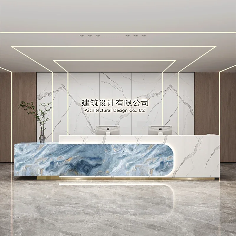Creative Customization Reception Desk Trendy Nordic Storage Reception Desks Classic Versatile Tresen Rezeption Office Furniture
Creative Customization Reception Desk Trendy Nordic Storage Reception Desks Classic Versatile Tresen Rezeption Office Furniture