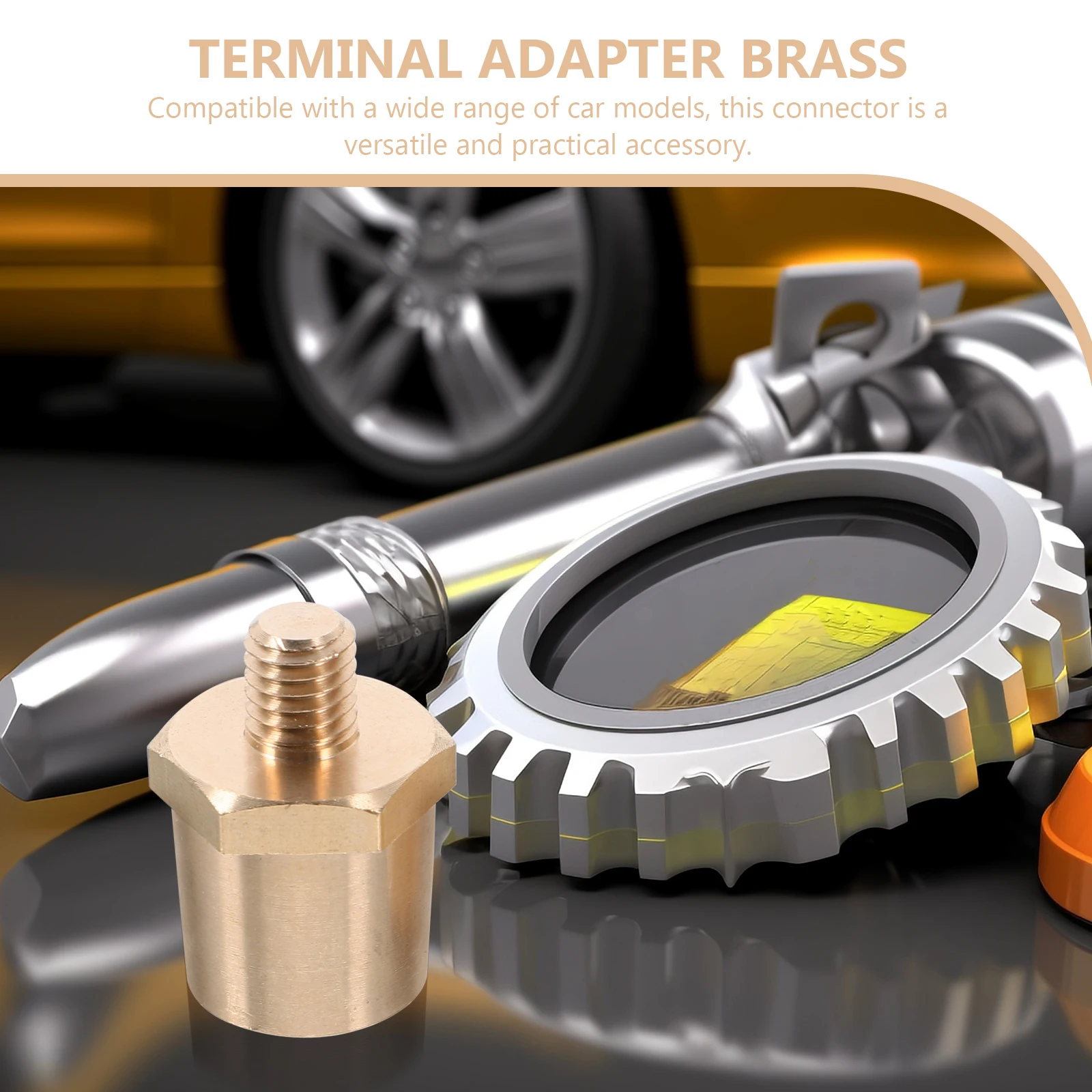 2PCS Car Terminal Connectors 8mm Brass Adapters Post Threaded Side Terminal Reducer Compatible Trucks Vehicles
2PCS Car Terminal Connectors 8mm Brass Adapters Post Threaded Side Terminal Reducer Compatible Trucks Vehicles
