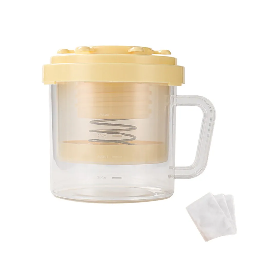 Spring Press Yogurt Strainer Rotating Wheel Handle Homemade Greek Yogurt Maker With Filter Cloth Fine Mesh Yogurt Filter Juice
Spring Press Yogurt Strainer Rotating Wheel Handle Homemade Greek Yogurt Maker With Filter Cloth Fine Mesh Yogurt Filter Juice