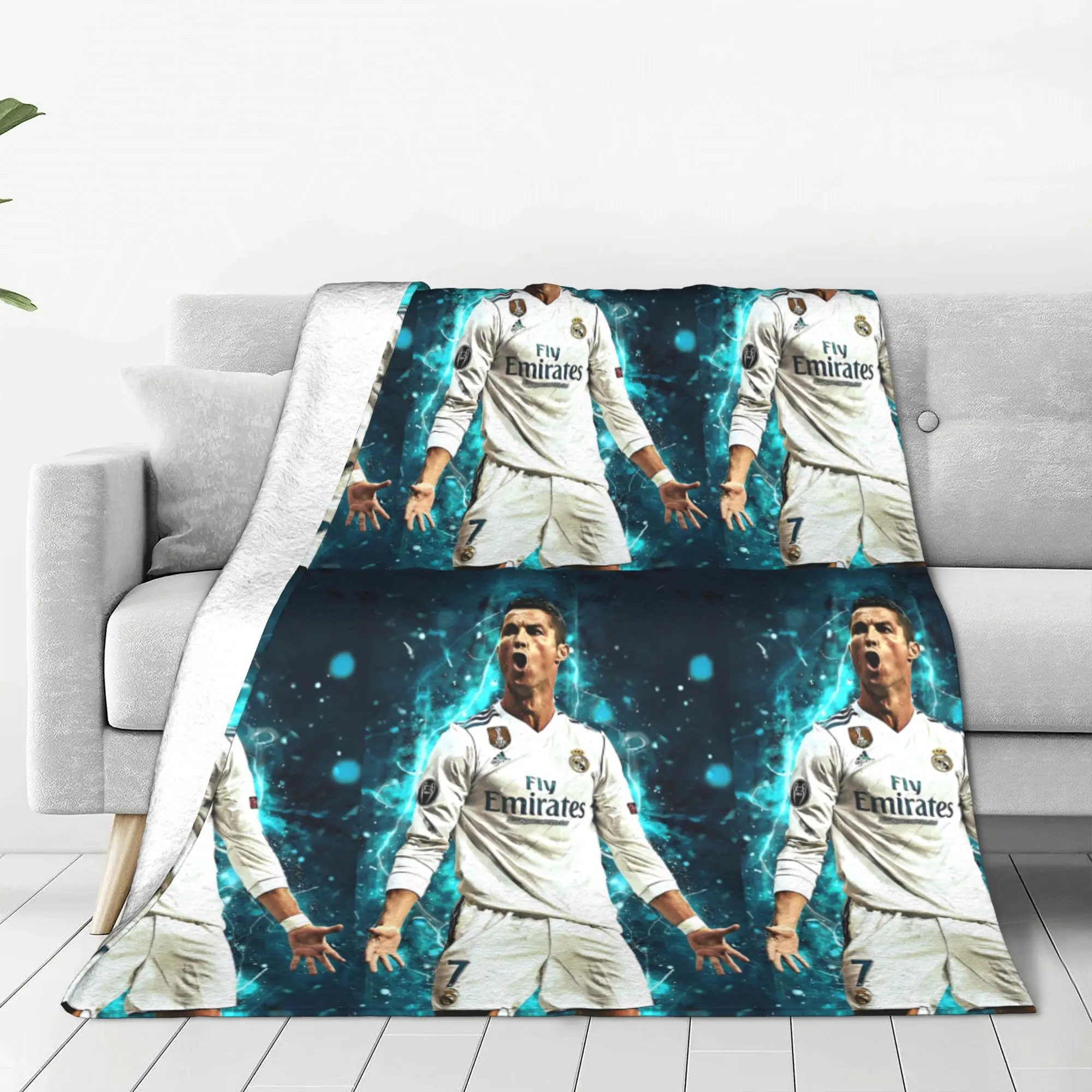 CR-7s Football Soccer Knitted Blanket Fuzzy Throw Blankets Bed Sofa Portable Ultra-Soft Warm Bedsprea
CR-7s Football Soccer Knitted Blanket Fuzzy Throw Blankets Bed Sofa Portable Ultra-Soft Warm Bedsprea