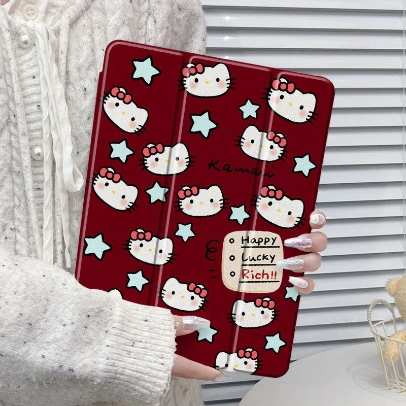 Cute Hello Kitty IPad Case with Pen Slot for IPad Air8/7 Pro 11in 360° Rotate Tablet Case 11th 10th 10.9 Anti-Bend Acrylic Cover
Cute Hello Kitty IPad Case with Pen Slot for IPad Air8/7 Pro 11in 360° Rotate Tablet Case 11th 10th 10.9 Anti-Bend Acrylic Cover