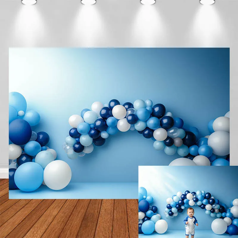 LS Photography Background Blue Arch Balloon Decor Birthday Baby Shower Cake Smash Adult Kids Portrait Photo Backdrop Studio
LS Photography Background Blue Arch Balloon Decor Birthday Baby Shower Cake Smash Adult Kids Portrait Photo Backdrop Studio