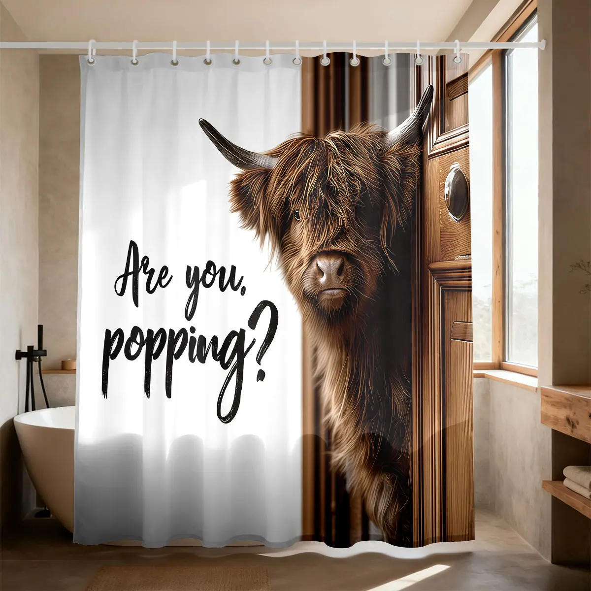 1 Piece Retro Floral Highland Cow Print Waterproof Partition Privacy Shower Curtain With 12 Hooks Multiple Sizes Easy To Install
1 Piece Retro Floral Highland Cow Print Waterproof Partition Privacy Shower Curtain With 12 Hooks Multiple Sizes Easy To Install