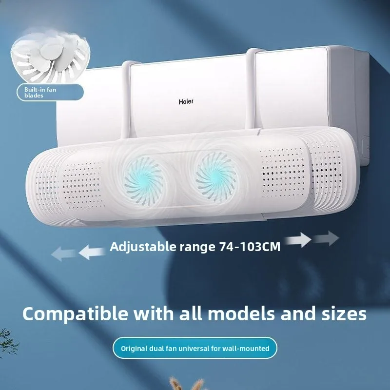 Adjustable Double Blade Wall-Mounted Air Conditioner Windshield Wind Guide Board Universal Wide Type Household Dustproof Tools
Adjustable Double Blade Wall-Mounted Air Conditioner Windshield Wind Guide Board Universal Wide Type Household Dustproof Tools