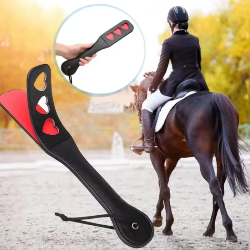 32CM High Quality Black Leather Horse Whip, Anti-slip Portable Equestrian Accessory for Outdoor Training
32CM High Quality Black Leather Horse Whip, Anti-slip Portable Equestrian Accessory for Outdoor Training