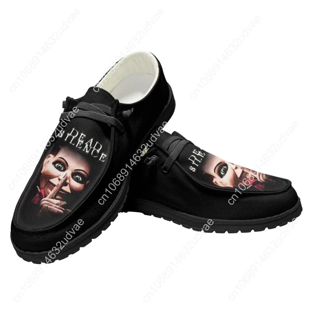 Dead Silence, повседневная обувь, туфли на плоской подошве, популярные фильмы, мужская и женская дышащая повседневная уличная легкая обувь, пара обуви на заказ
Dead Silence, повседневная обувь, туфли на плоской подошве, популярные фильмы, мужская и женская дышащая повседневная уличная легкая обувь, пара обуви на заказ