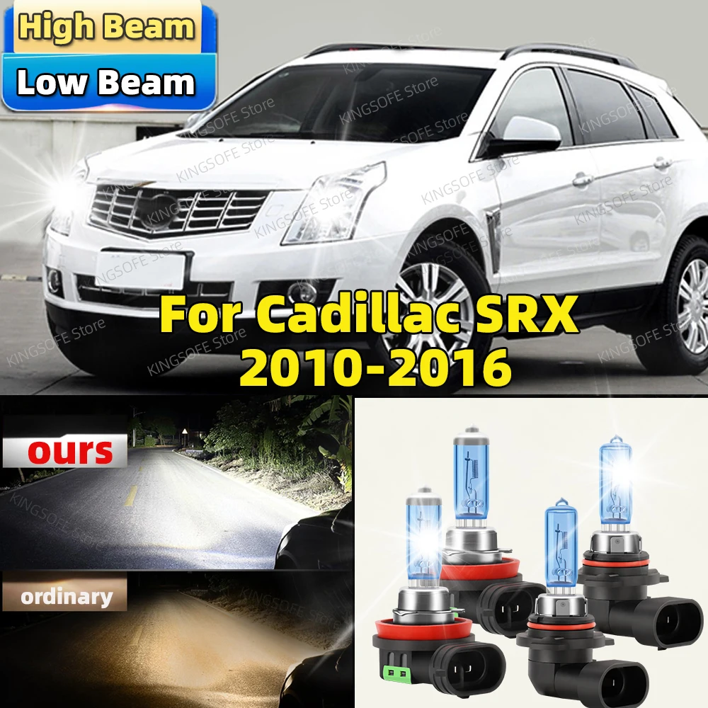 4Pcs Car Headlight HB3 H11 High Low Beam 100W Halogen Canbus 6500K For Cadillac SRX 2010 2011 2012 2013 2014 2015 2016
4Pcs Car Headlight HB3 H11 High Low Beam 100W Halogen Canbus 6500K For Cadillac SRX 2010 2011 2012 2013 2014 2015 2016