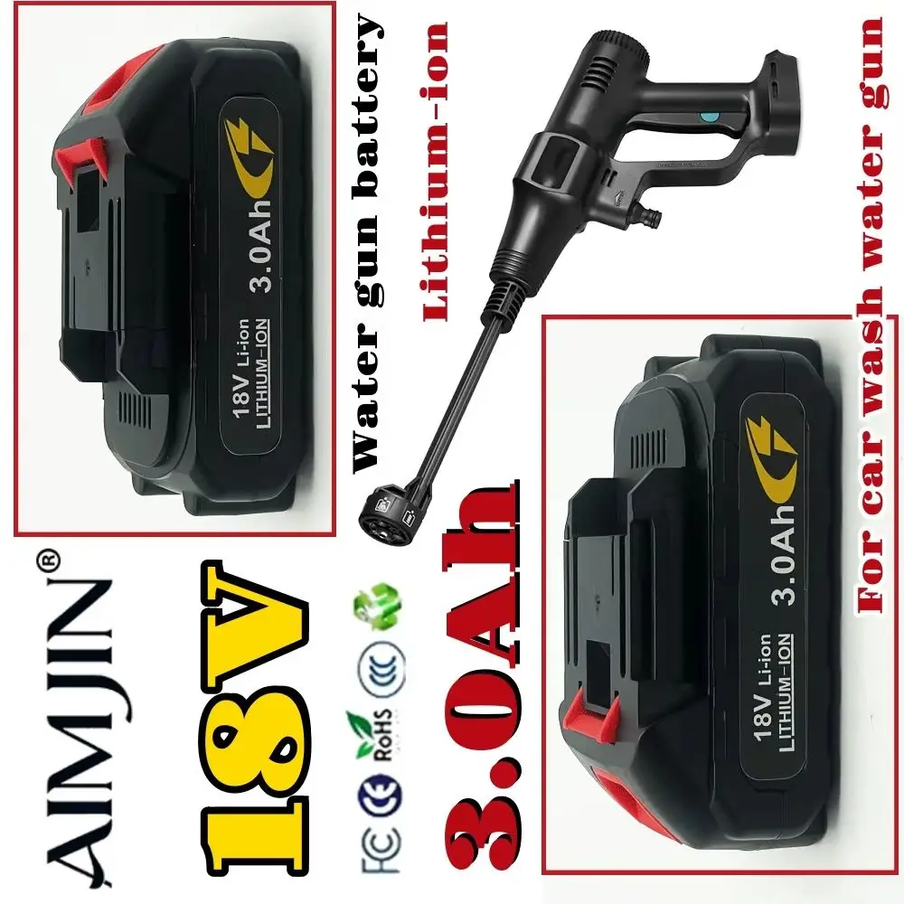 /18V*3000mAh/ High Pressure Car Wash Water Gun Replacement Li-Ion Battery 18V 3AH Car Washer Spare Battery
/18V*3000mAh/ High Pressure Car Wash Water Gun Replacement Li-Ion Battery 18V 3AH Car Washer Spare Battery