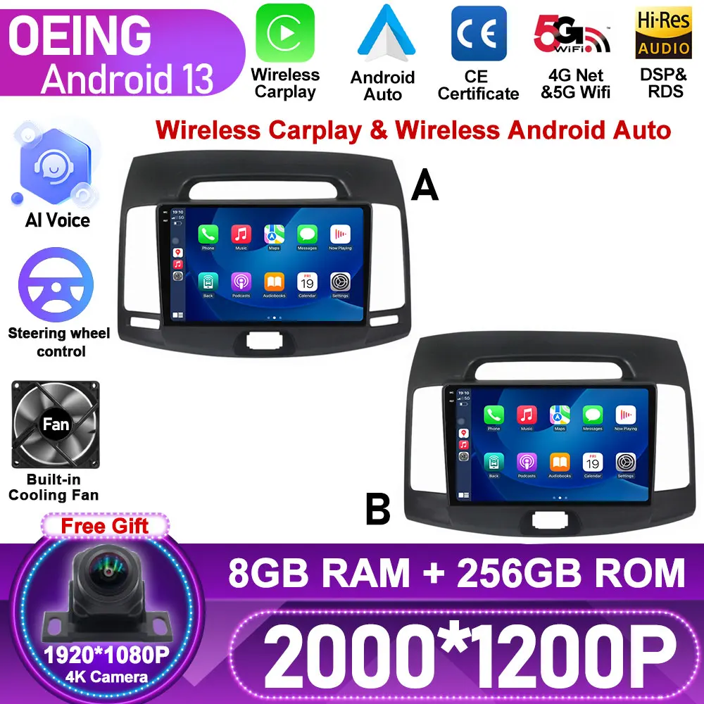 For Hyundai Elantra 4 HD 2006 - 2012 Car Radio Multimedia Video Player Navigation Android No 2din 2 din dvd Wireless Carplay TV
For Hyundai Elantra 4 HD 2006 - 2012 Car Radio Multimedia Video Player Navigation Android No 2din 2 din dvd Wireless Carplay TV