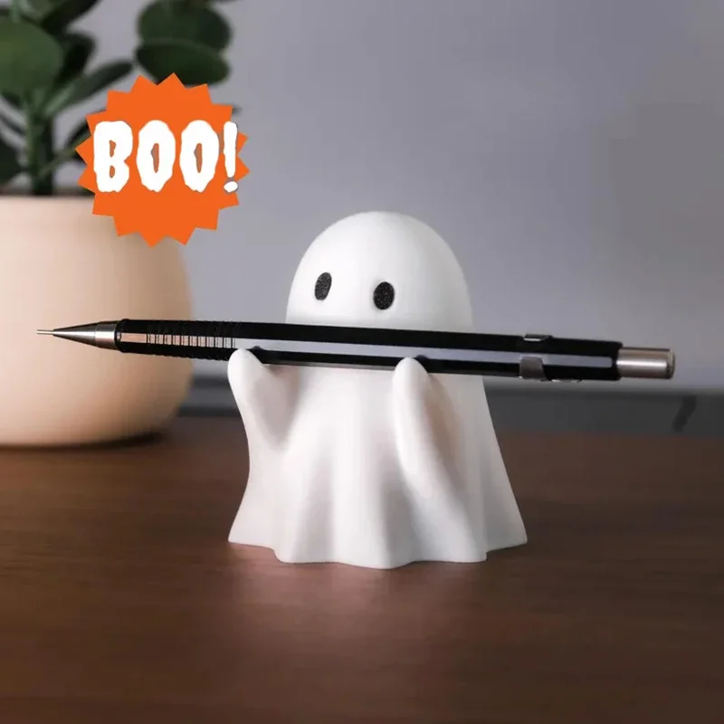 Funny Ghost Pen Holder Spooky Ghost Figurine Design Pencil Holder for Desk Organizer Accessory Gifts for Families Friends
Funny Ghost Pen Holder Spooky Ghost Figurine Design Pencil Holder for Desk Organizer Accessory Gifts for Families Friends