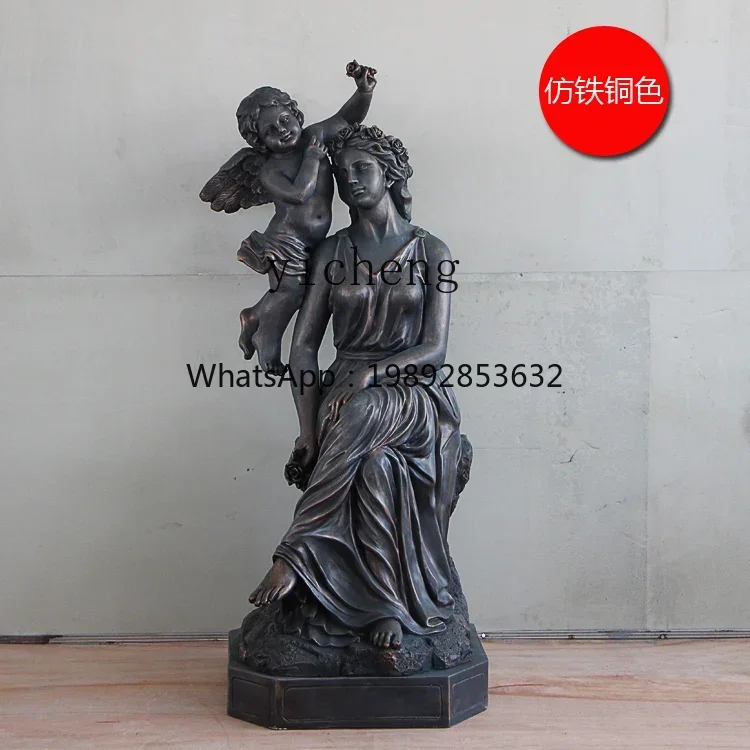 European Style Floor Sculpture Glass Fiber Garden Portrait Decoration
European Style Floor Sculpture Glass Fiber Garden Portrait Decoration