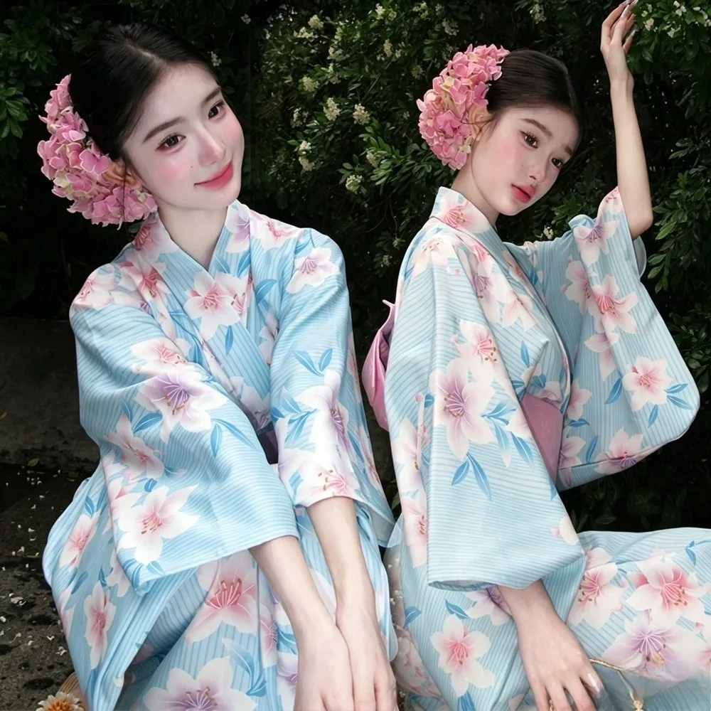 Traditional Japanese Kimono Yukata Dress for Women, Classic Costume Ideal for Daily Wear,Photo Shooting&Cosplay Party Occasions
Traditional Japanese Kimono Yukata Dress for Women, Classic Costume Ideal for Daily Wear,Photo Shooting&Cosplay Party Occasions