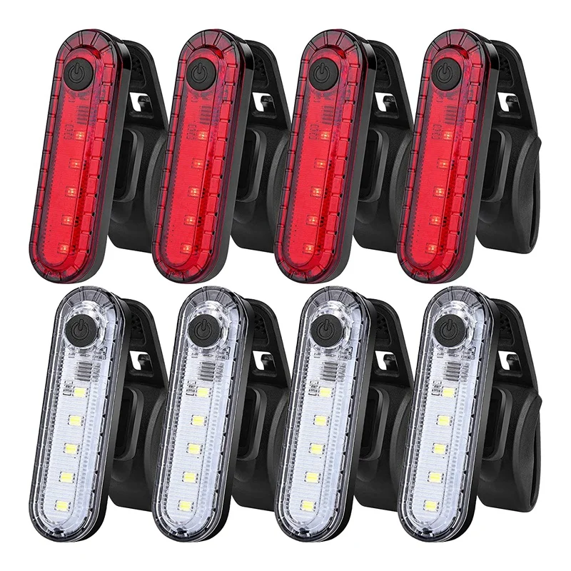 8Pack USB Rechargeable Front And Rear Bicycle Light Bike Headlight For Road Bike Cycling
8Pack USB Rechargeable Front And Rear Bicycle Light Bike Headlight For Road Bike Cycling