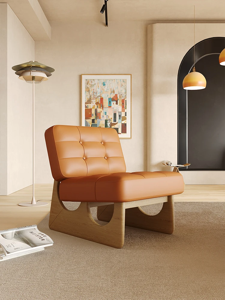 Nordic solid wood sofa chair living room single balcony creative leisure chair simple and famous back chair
Nordic solid wood sofa chair living room single balcony creative leisure chair simple and famous back chair