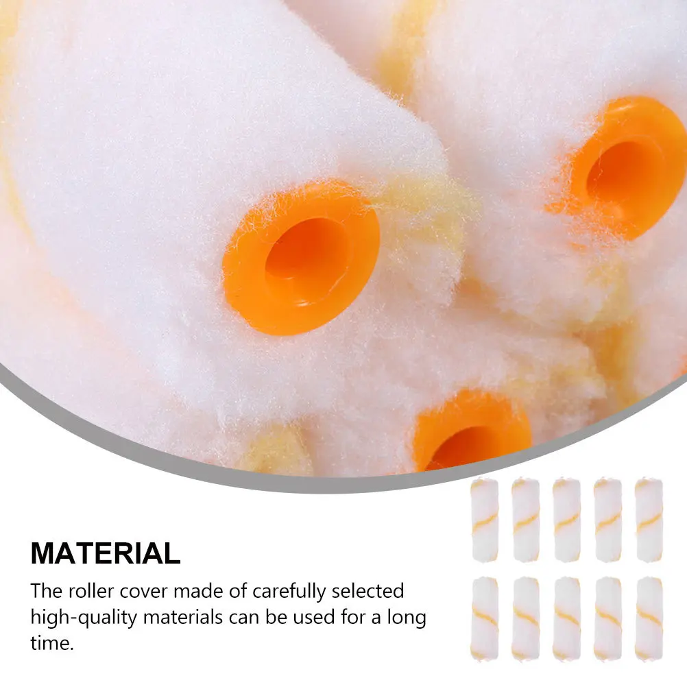 48pcs 4-Inch Paint Cover Mini Painting Roller Sleeve For Wall Home Repair Tools Smooth Finish Lightweight Durable Washable
48pcs 4-Inch Paint Cover Mini Painting Roller Sleeve For Wall Home Repair Tools Smooth Finish Lightweight Durable Washable
