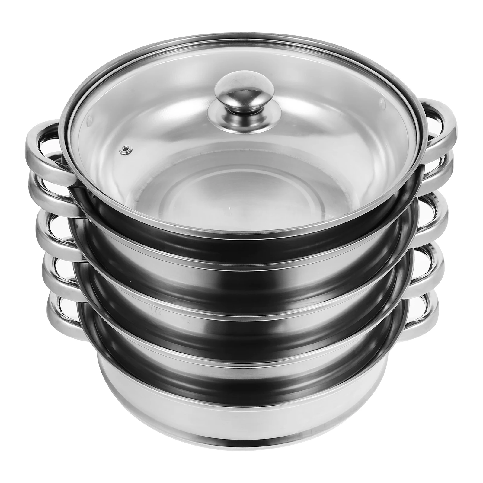 5 Layers Stainless Steel Steamer Multifunctional Stockpot Practical Soup Pot Home Kitchen Use Space-Saving Silver Easy
5 Layers Stainless Steel Steamer Multifunctional Stockpot Practical Soup Pot Home Kitchen Use Space-Saving Silver Easy