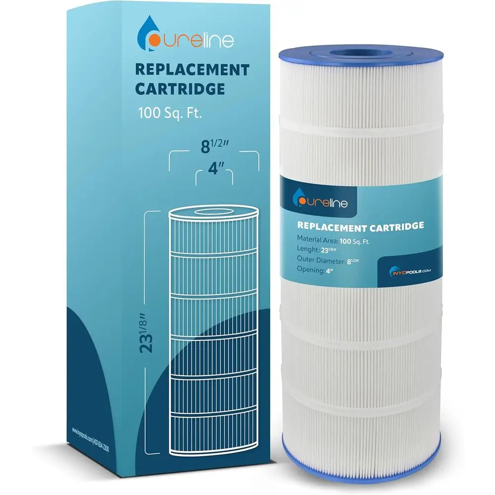 Pool Replacement Filter Cartridge, 100 Sq Ft, Compatible with C-1100, C-8610, Star Clear II
Pool Replacement Filter Cartridge, 100 Sq Ft, Compatible with C-1100, C-8610, Star Clear II