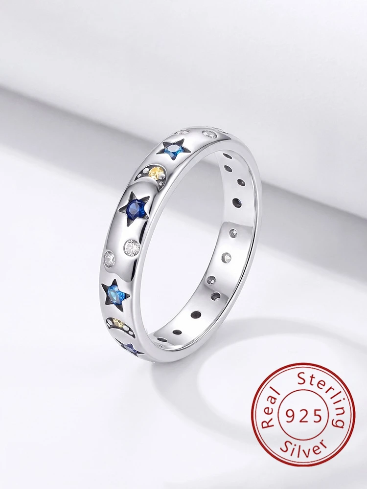 925 Sterling Silver Fashion Stars Moon Round Ring For Women Engagement Anniversary Daily Wear High Quality Fine Jewelry
925 Sterling Silver Fashion Stars Moon Round Ring For Women Engagement Anniversary Daily Wear High Quality Fine Jewelry