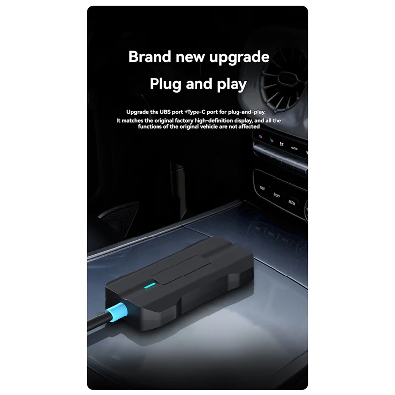 【СЕНЦИЯ】Беспроводной адаптер Carplay преобразует проводной в беспроводной адаптер Carplay Plug Play, беспроводной адаптер для подключения к Iphone
【СЕНЦИЯ】Беспроводной адаптер Carplay преобразует проводной в беспроводной адаптер Carplay Plug Play, беспроводной адаптер для подключения к Iphone