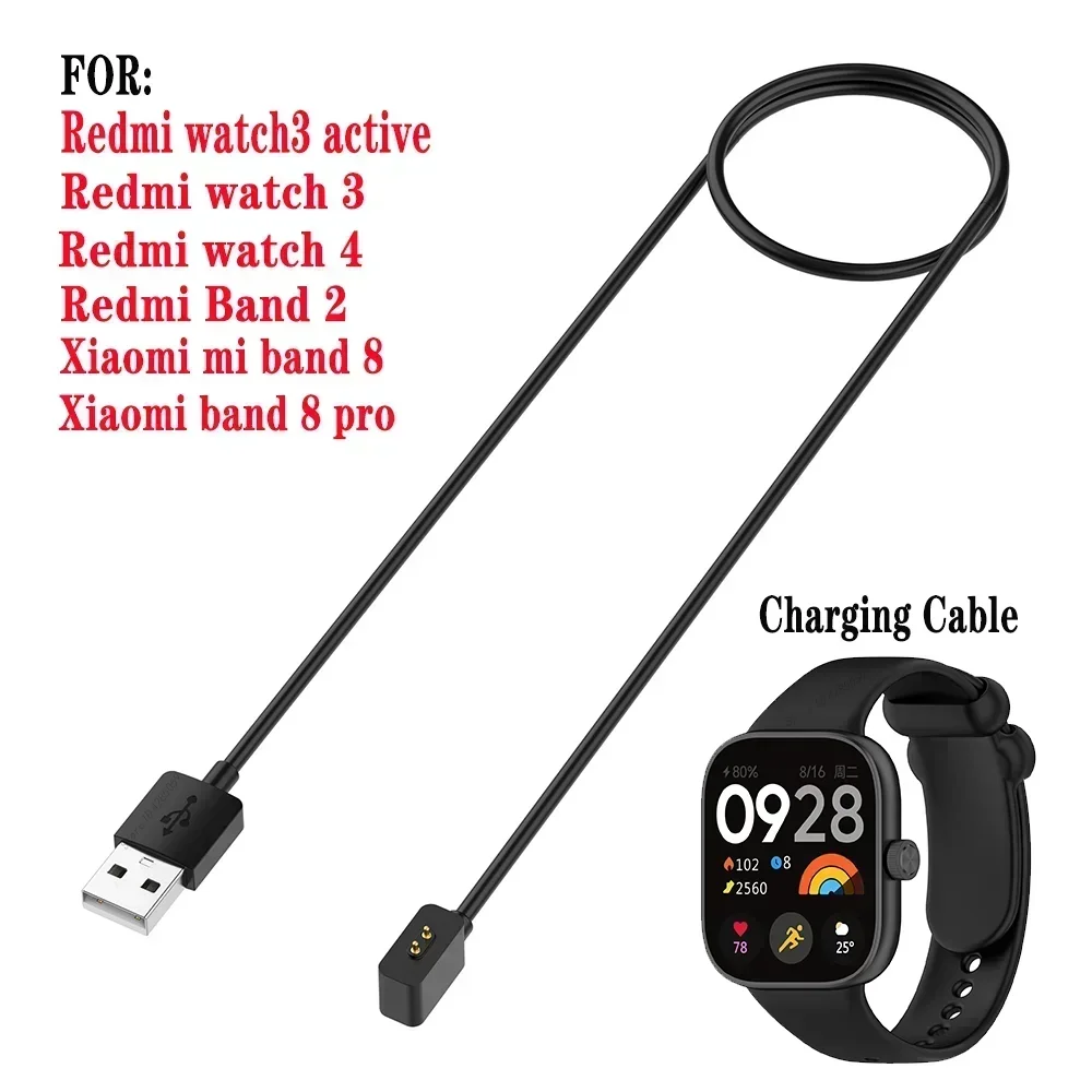 1 м USB-кабель для зарядки для Redmi watch 4, зарядное устройство, шнур для передачи данных для Xiaomi Redmi watch 3 active/mi band 8 8pro, магнитная зарядная док-станция
1 м USB-кабель для зарядки для Redmi watch 4, зарядное устройство, шнур для передачи данных для Xiaomi Redmi watch 3 active/mi band 8 8pro, магнитная зарядная док-станция