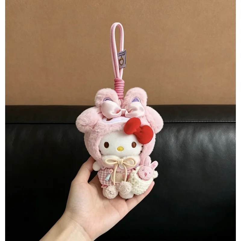 Anime Hello Kitty cos dress-up cartoon plush doll keychain PP cotton stuffed doll Kawaii pendant accessories holiday gift
Anime Hello Kitty cos dress-up cartoon plush doll keychain PP cotton stuffed doll Kawaii pendant accessories holiday gift