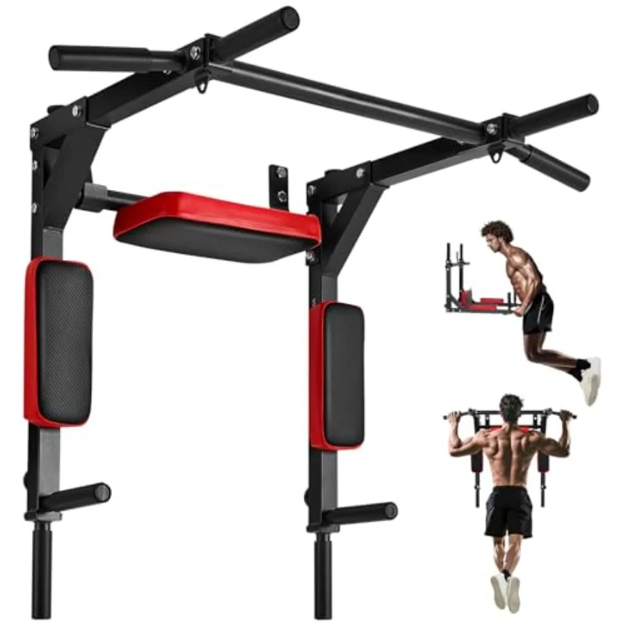 Multifunctional Pull Up Bar Wall Mounted Chin Up Bar Dip Station for Home Gym Heavy Duty Steel Upper Body Workout Pull Ups Powe
Multifunctional Pull Up Bar Wall Mounted Chin Up Bar Dip Station for Home Gym Heavy Duty Steel Upper Body Workout Pull Ups Powe