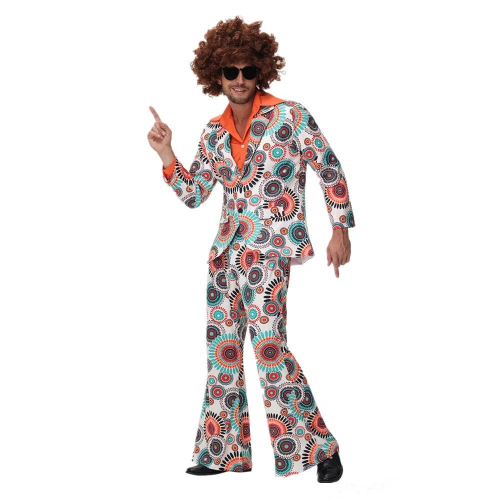 3-piece Set Men Vintage 70's 80's Disco Hippies Costume Halloween Music Festival Party Cosplay Outfits
3-piece Set Men Vintage 70's 80's Disco Hippies Costume Halloween Music Festival Party Cosplay Outfits