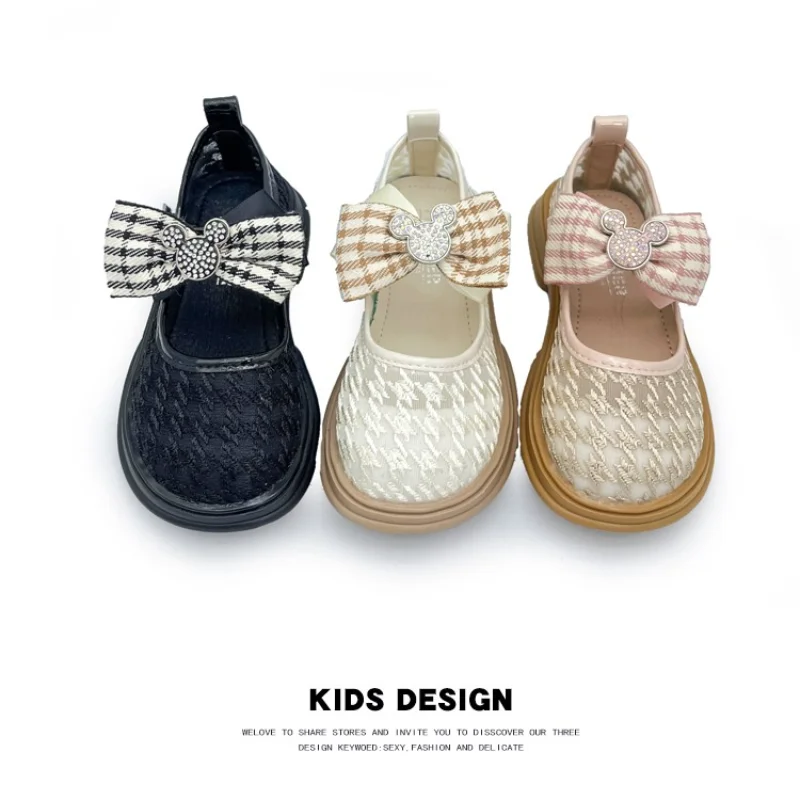 Kids Casual Shoes with Houndstooth Pattern and Bow Design Korean Style Girls Shallow Loafers Round-toe Breatheable Child Fashion
Kids Casual Shoes with Houndstooth Pattern and Bow Design Korean Style Girls Shallow Loafers Round-toe Breatheable Child Fashion