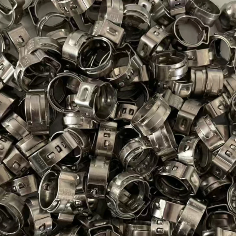 50Pcs/Lot 304 Stainless Steel 5.3mm-31.6mm Single Ear Hose Clamps Mini Clips One Ear Stepless Pipe Clamp Single Hose Clips
50Pcs/Lot 304 Stainless Steel 5.3mm-31.6mm Single Ear Hose Clamps Mini Clips One Ear Stepless Pipe Clamp Single Hose Clips