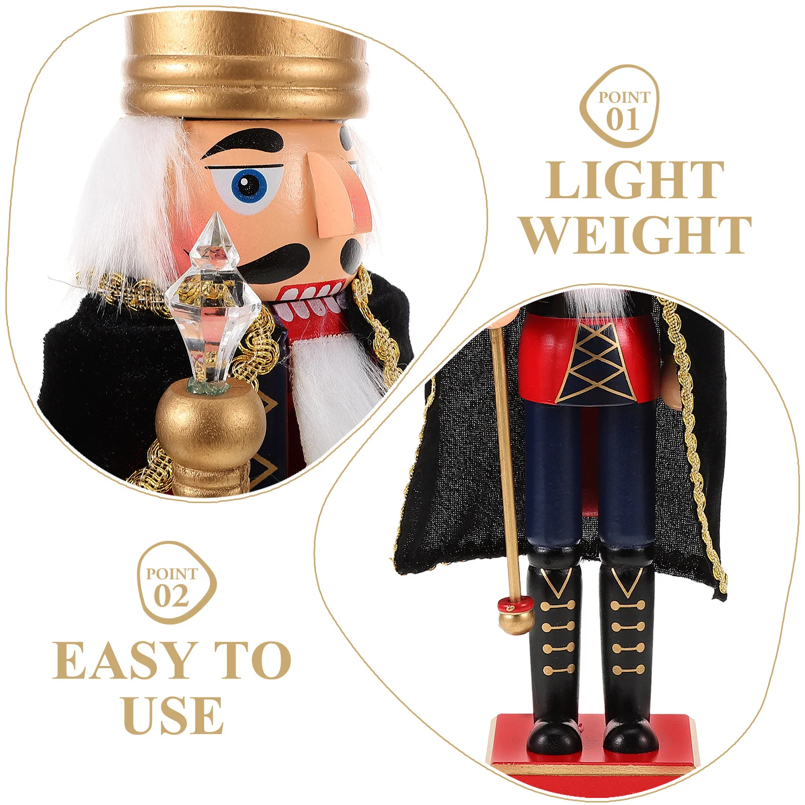 Wooden Nutcracker Puppet Classic Elements Decorative Nutcrackers Ideal Gift Housewarming Parties Nutcrackers Decorations
Wooden Nutcracker Puppet Classic Elements Decorative Nutcrackers Ideal Gift Housewarming Parties Nutcrackers Decorations