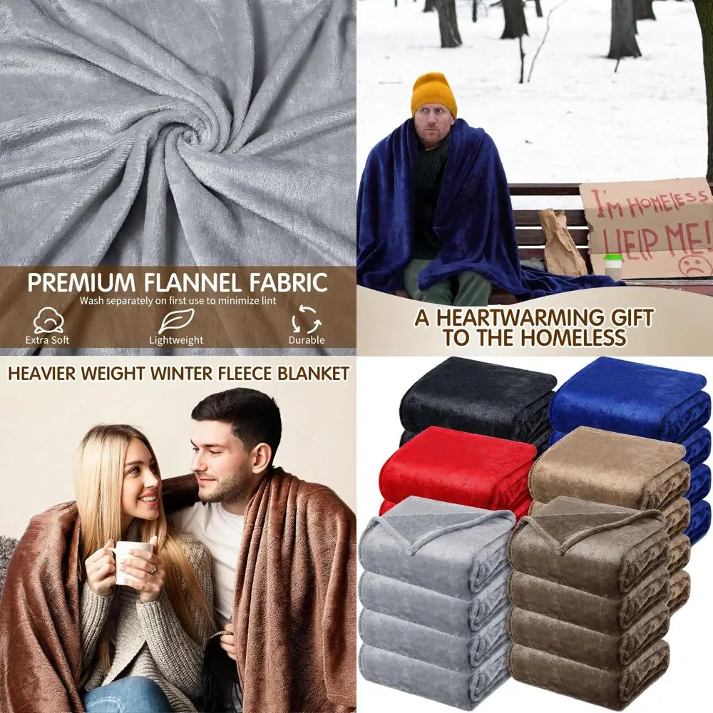 Комплект из 24 мягких флисовых одеял для пожертвований: уютные пледы для дома, улицы и подарков (красочные)
Комплект из 24 мягких флисовых одеял для пожертвований: уютные пледы для дома, улицы и подарков (красочные)