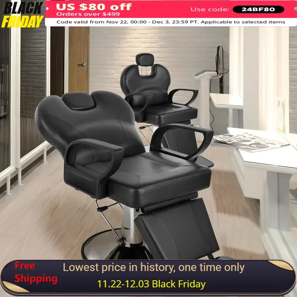 Salon Chair, Heavy Duty Hydraulic Pump Salon Chairs, 360 Degree Swivel, for Hairdressers, Height Adjustable, Salon Chair
Salon Chair, Heavy Duty Hydraulic Pump Salon Chairs, 360 Degree Swivel, for Hairdressers, Height Adjustable, Salon Chair