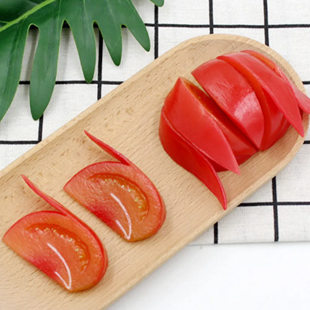 6Pcs Fake Tomato Slice Artificial Vegetable Realistic Look Reusable Party Photography Retail Display Prop Fake Tomato
6Pcs Fake Tomato Slice Artificial Vegetable Realistic Look Reusable Party Photography Retail Display Prop Fake Tomato