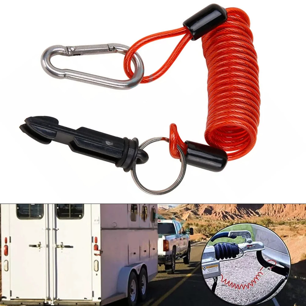 1 Pcs Car Replacement Caravan RV Breakaway Cable Coiled Cable Pin Electric Switch Brake For Vehicles Campers Cars Boats
1 Pcs Car Replacement Caravan RV Breakaway Cable Coiled Cable Pin Electric Switch Brake For Vehicles Campers Cars Boats