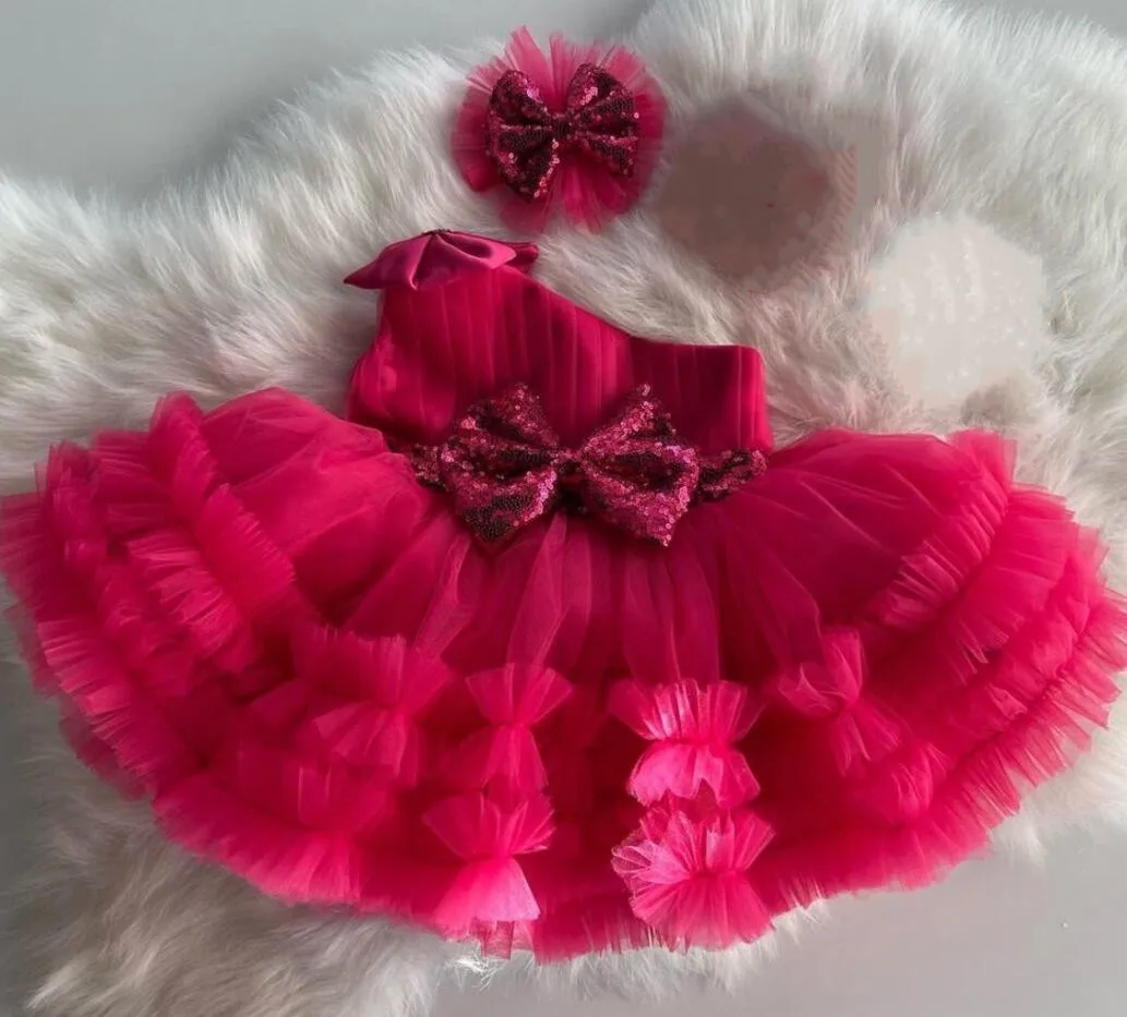 Fluffy Flower Girl Dresses Ruffle Tulle Toddler Birthday Party Gown Kid Size 12M 24M with Bow
Fluffy Flower Girl Dresses Ruffle Tulle Toddler Birthday Party Gown Kid Size 12M 24M with Bow