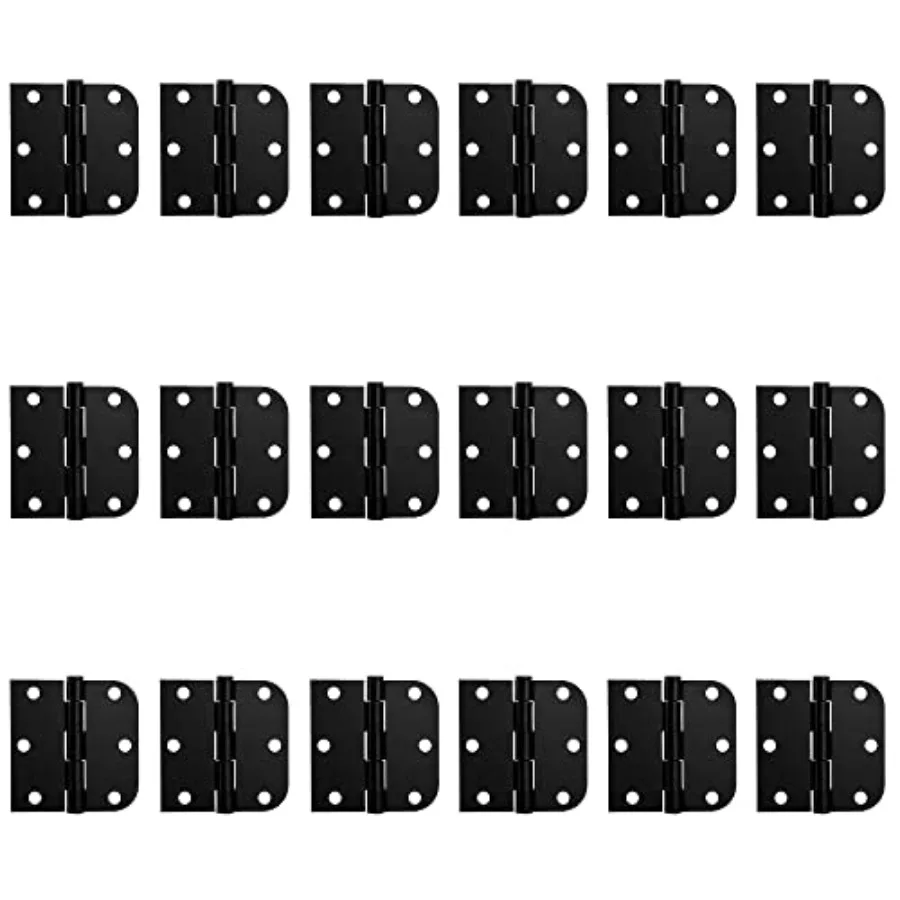 Zion 3 Inch Matte Black Interior Door Hinges Heavy Duty Hinges Round to Square Hinges 3 Inch Door Hinge Hardware 3" Black
Zion 3 Inch Matte Black Interior Door Hinges Heavy Duty Hinges Round to Square Hinges 3 Inch Door Hinge Hardware 3" Black