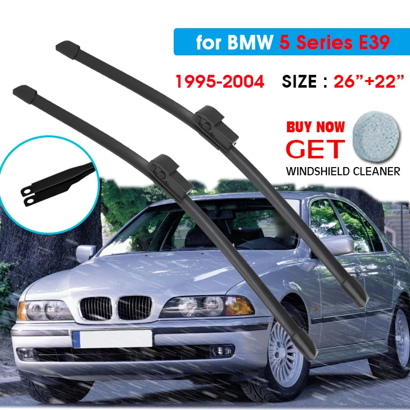 Car Wiper Blade For BMW 5 Series E39 26"+22" 1994-2005 Auto Windscreen Windshield Wiper Blade Window Wash Car Equipped
Car Wiper Blade For BMW 5 Series E39 26"+22" 1994-2005 Auto Windscreen Windshield Wiper Blade Window Wash Car Equipped