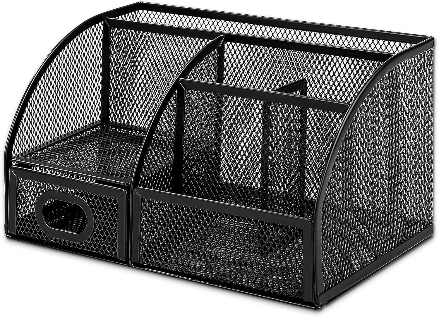Basics Mesh Pen Holder and Desktop Desk Organizer, Office Caddy Storage for Writing Utensils, 9.1 x 5.9 x 5.5 inches, Black
Basics Mesh Pen Holder and Desktop Desk Organizer, Office Caddy Storage for Writing Utensils, 9.1 x 5.9 x 5.5 inches, Black