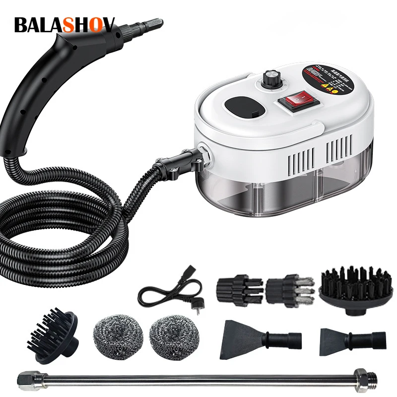 Handheld Steam Cleaner Portable High Temperature Pressurized Steam Cleaning Machine Set with Brush Head for Kitchen Bathroom Car
Handheld Steam Cleaner Portable High Temperature Pressurized Steam Cleaning Machine Set with Brush Head for Kitchen Bathroom Car