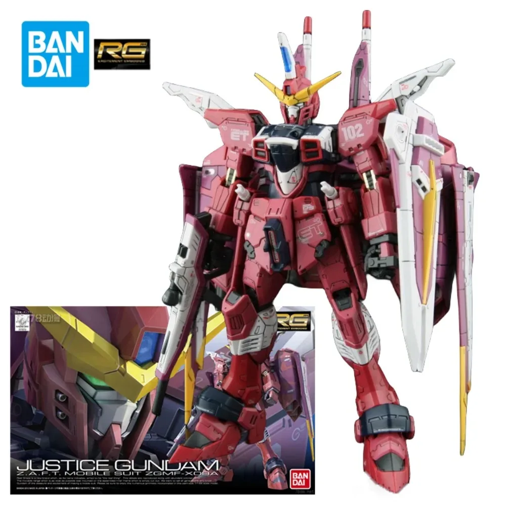 Bandai RG 09 ZGMF-X09A Справедливость Gundam Фигурки Мобильный костюм Gundam Пластиковая модель Комплект игрушек для мальчиков Подарки для детей
Bandai RG 09 ZGMF-X09A Справедливость Gundam Фигурки Мобильный костюм Gundam Пластиковая модель Комплект игрушек для мальчиков Подарки для детей