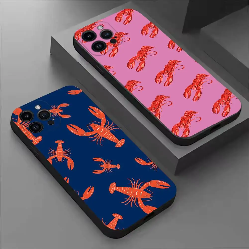Animal Lobster Phone Case For iPhone 17,16,15,14,13,12,11 Plus,Pro Max,XS,X,XR,SE,Mini,8,7,Soft Silicone Black Cover
Animal Lobster Phone Case For iPhone 17,16,15,14,13,12,11 Plus,Pro Max,XS,X,XR,SE,Mini,8,7,Soft Silicone Black Cover