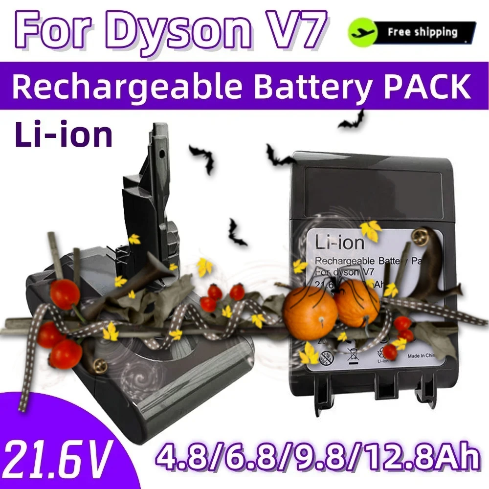 Оригинальный аккумулятор AIMJIN V7 4,8/6,8/9,8/12,8 Ач 21,6 В для Dyson V7 Motorhead Animal Absolute SV11, аккумулятор DE FR RU 2025
Оригинальный аккумулятор AIMJIN V7 4,8/6,8/9,8/12,8 Ач 21,6 В для Dyson V7 Motorhead Animal Absolute SV11, аккумулятор DE FR RU 2025