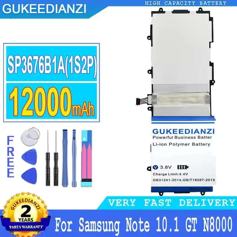 Аккумулятор SP3676B1A 1S2P 12000 мАч для Samsung Galaxy Note 10,1 GT N8000 N8010 N8020 P7500 P7510 Tab 2 P5100 P5110 P5120
Аккумулятор SP3676B1A 1S2P 12000 мАч для Samsung Galaxy Note 10,1 GT N8000 N8010 N8020 P7500 P7510 Tab 2 P5100 P5110 P5120