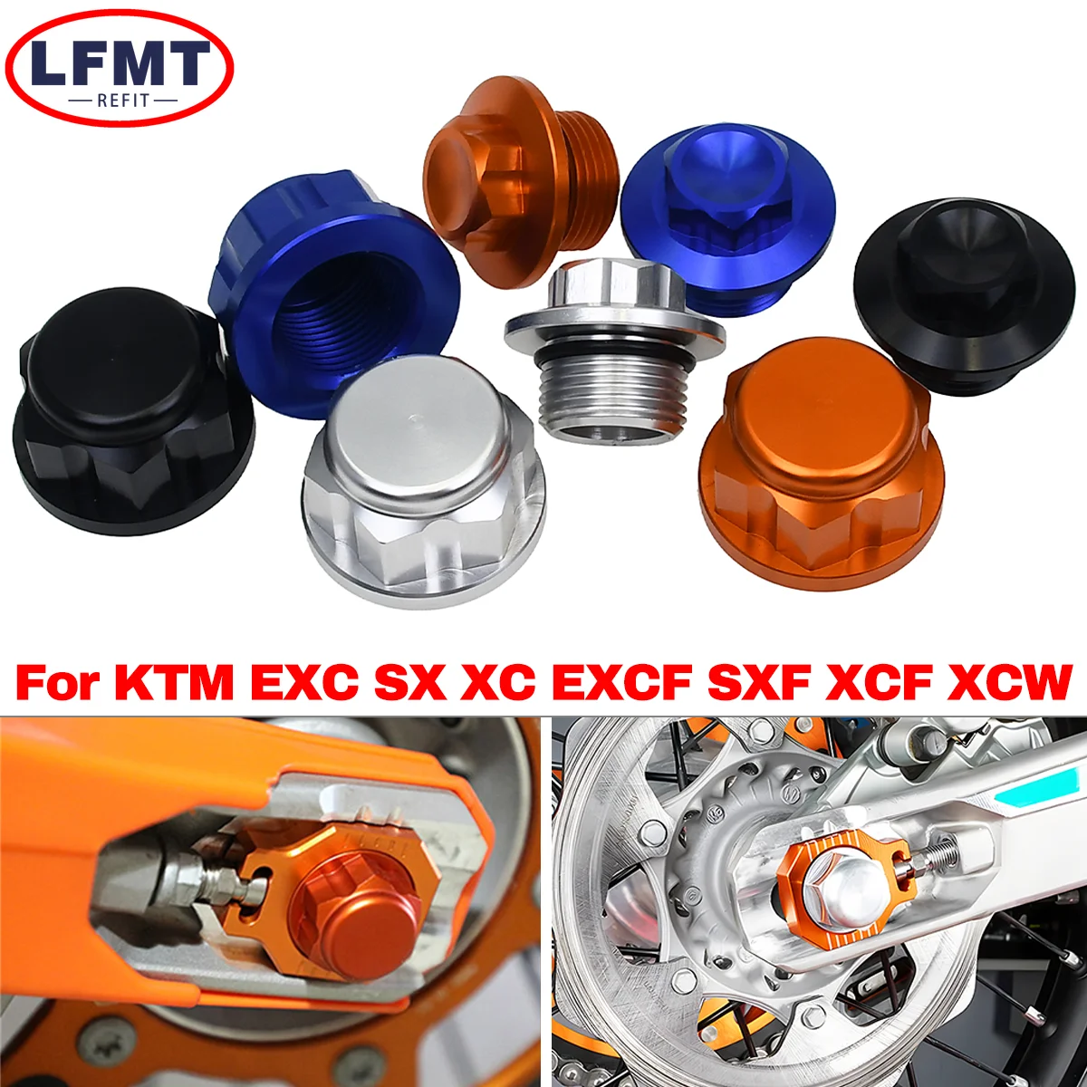 CNC Front Wheel Lock Nut Bolt Rear Axle Block Wheel Axle Nut Cocer For KTM SX SXF XC XCF EXC EXCF XCW150 250 300 350 400 450 500
CNC Front Wheel Lock Nut Bolt Rear Axle Block Wheel Axle Nut Cocer For KTM SX SXF XC XCF EXC EXCF XCW150 250 300 350 400 450 500
